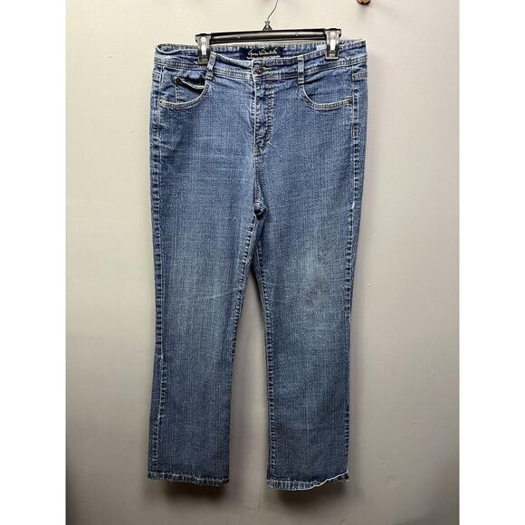 Gloria‎ Vanderbilt Denim jeans Perfect Fit Size 16 medium Lock Stitch Control - Picture 1 of 7